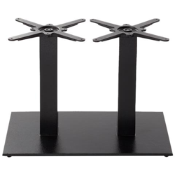 Base Tavolo Rettangolare In Ghisa Nera - Doppia - Altezza Tavolo - 480 Mm precio