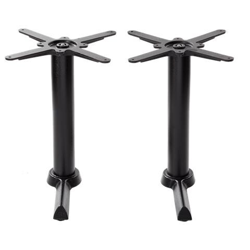 Base Tavolo Cruciforme Nera - Doppia - Altezza Tavolo - 480 Mm en oferta