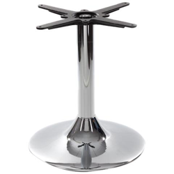Base Per Tavolo A Tromba Cromata - Media - Altezza Tavolo - 480 Mm precio