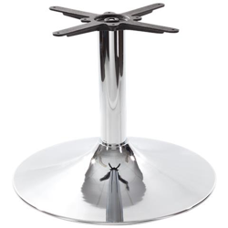 Base Per Tavolo A Tromba Cromata - Grande - Altezza Tavolo - 480 Mm precio