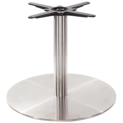 Base Tonda Per Tavolo In Acciaio / Acciaio - Grande - Altezza Tavolo - 480 Mm en oferta