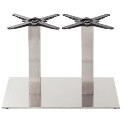 Base Tavolo Rettangolare In Acciaio / Acciaio - Doppia - Altezza Tavolo - 480 Mm características