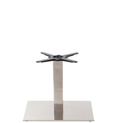 Base Per Tavolo Rettangolare In Acciaio / Acciaio - Singola - Altezza Tavolo - 480 Mm