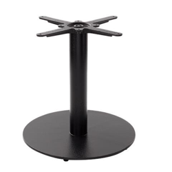 Base Tavolo Rotonda In Ghisa Nera - Media / Grande - Altezza Tavolo - 480 Mm en oferta