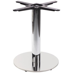 Base Per Tavolo Rotonda Cromata - Piccola - Altezza Tavolo - 450 Mm precio