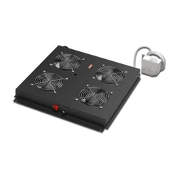 Kit 4 Ventole Con Termostato Colore Nero Per Armadi Linea Professionale en oferta