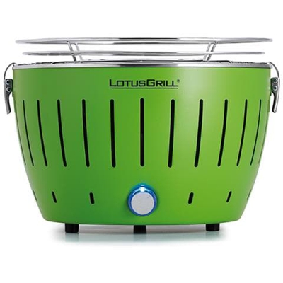 Barbecue Nuovo Modello 2019 Mini Ø 25,8 cm Verde con Batterie e Cavo di Alimentazione USB