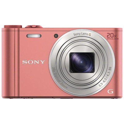 Fotocamera Digitale Compatta Cyber-shot DSC-WX350 18,2 Mpx Sensore CMOS Zoom Ottico 20x Full HD Wi-Fi / NFC - Rosa
