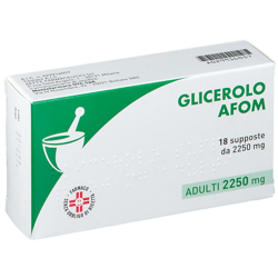 Glicerolo AFOM 2250 mg Supposte características