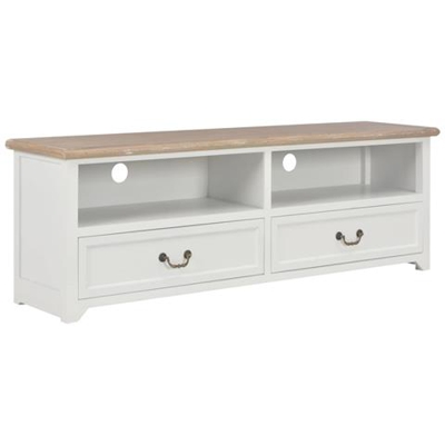 Mobile Porta Tv Bianco 120x40x30 Cm In Legno
