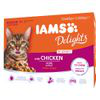 IAMS Delights Senior in Salsa - Pollo - 12 x 85 g precio