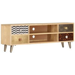 Mobile Porta Tv 120x30x40 Cm Legno Massello Di Mango características