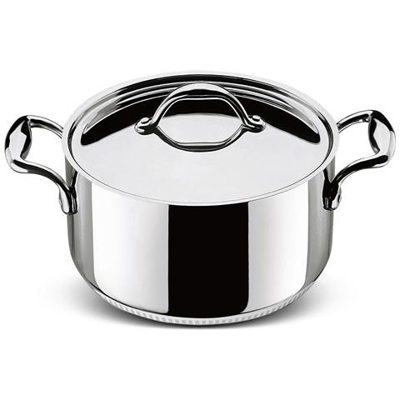 Casseruola Con Coperchio Accademia Lagofusion 20cm Trimetallo