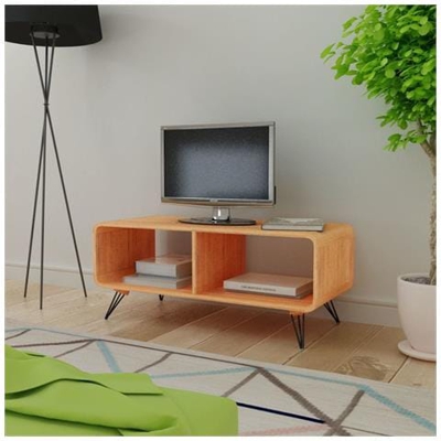 Mobile Per Tv 90x39x38,5 Cm In Legno Marrone
