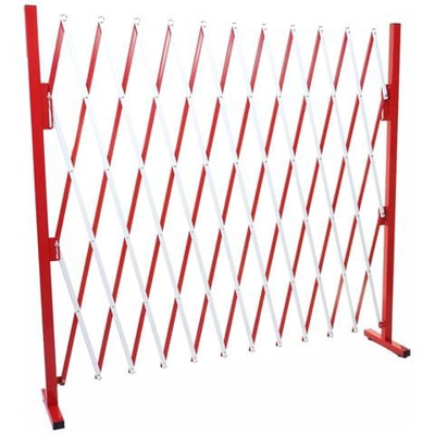 Recinto Traliccio A Fisarmonica Estensibile Hwc-b34 Alluminio Rosso ~ Altezza 153cm, Larghezza 36-300cm