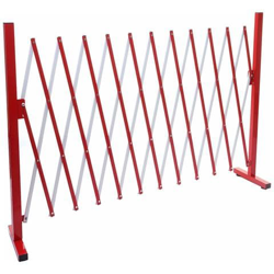 Recinto Traliccio A Fisarmonica Estensibile Hwc-b34 Alluminio Rosso ~ Altezza 103cm, Larghezza 36-300cm en oferta