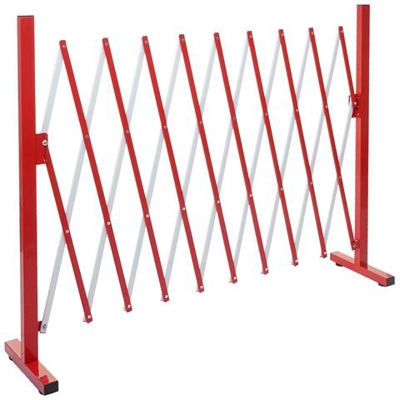 Recinto Traliccio A Fisarmonica Estensibile Hwc-b34 Alluminio Rosso ~ Altezza 103cm, Larghezza 32-265cm