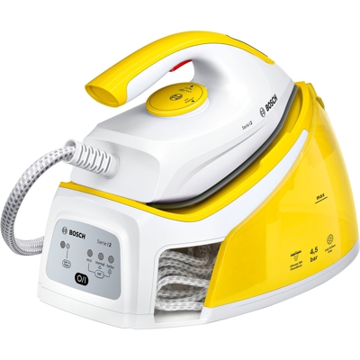 Serie 2 TDS2120 ferro da stiro a caldaia 2400 W 1,5 L Palladio Bianco, Giallo, Stazione stirante