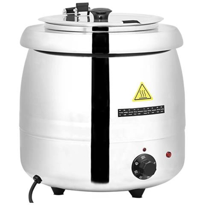 Bollitore Zuppiera Elettrico In Acciaio Inossidabile 10 L