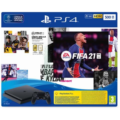 PS4 500GB + FIFA 21 - Day one: 09/10/20