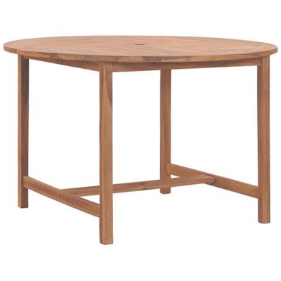 Tavolo Da Giardino 120x76 Cm In Legno Massello Di Teak