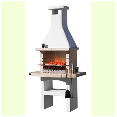 Barbecue In Muratura Cemento E Refrettari Inerti