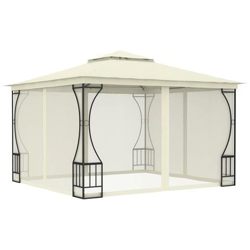 Gazebo Con Tende 300x300x265 Cm Crema características