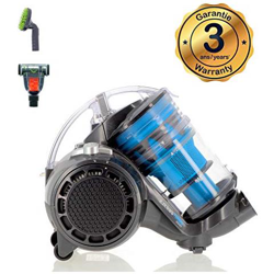 E. zicom - E. ziclean Turbo Eco-animali - Robot Aspirapolvere Senza Sacchetto, 40 X 25 X 32 Cm, Macchiato Grigio en oferta