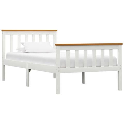 Giroletto Bianco In Legno Massello Di Pino 100x200 Cm