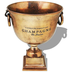 Trofeo Coppa Champagne Cooler Rame Marrone características