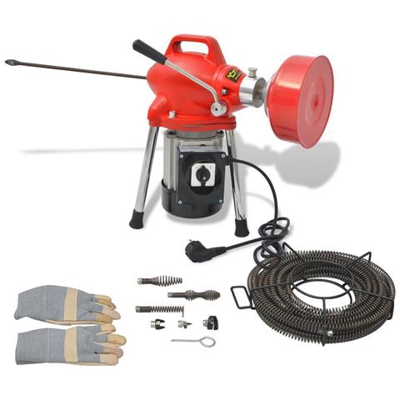 Macchina Per Pulire Le Tubazioni 250 W 12,5mx16mm 4,5mx9,5mm