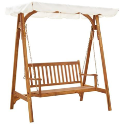 Panchina A Dondolo Da Giardino Con Baldacchino In Legno Acacia precio