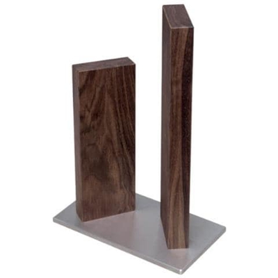 Ceppo Stonehenge Magnetico Per 4 Coltelli In Legno Di Noce Di Kai