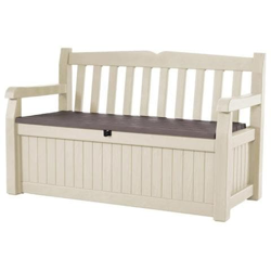 Cassapanca Garden Bench, 2 Posti, Vano Portaoggetti, L. 140xp. 60xh. 84 Cm Panna características