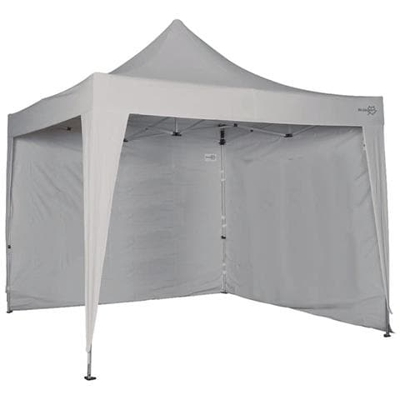 Parete Laterale per Tendone senza Finestre Grigio 3x2,4 m 4472114