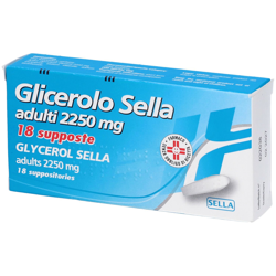 GLICEROLO SELLA Adulti 2250 mg características