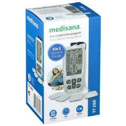 Medisana® 3-in-1 Dispositivo di Elettroterapia TT200 características