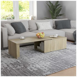 Tavolino Da Caffè Rovere Sonoma 150x50x35 Cm In Truciolato precio