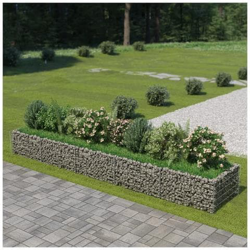 Gabbione Fioriera In Acciaio Zincato 450x90x50 Cm características