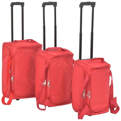 Set Di Valigie 3 Pz Rosso