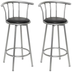 Sgabelli-sedie Cucina, bar E Pub Riga Pelle Metallo, 2 precio