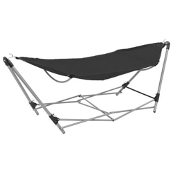 Amaca Con Supporto Pieghevole Nera precio