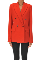 Double-breasted wool blazer precio