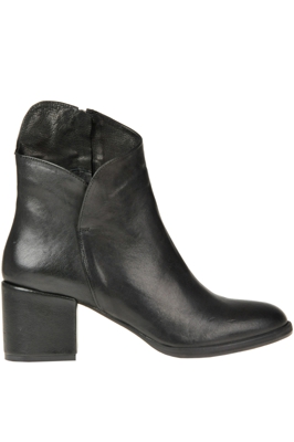 Leather ankle boots