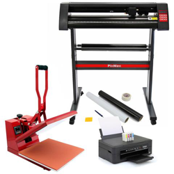 Pressa A Caldo 38cm Per Sublimazione Su Magliette Plotter Da Taglio Vinile Stampante & Pacchetto Per Weeding características