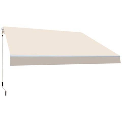 Btk320022-e Tenda Da Veranda Struttura In Alluminio 3x2 M Beige Avvolgibile