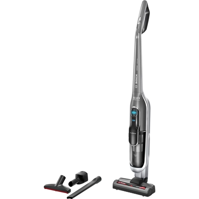 BBH7SIL scopa elettrica Senza sacchetto Nero, Grigio, Aspirapolvere verticale