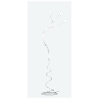 I-LOVER-PT3-BCO - Lampada bianca con piantana simil filo 40 watt E14