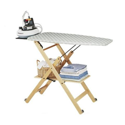 Asse da Stiro in Legno Naturale di Faggio con Piano 49 x 101 cm precio