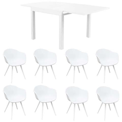Jerri - Set Tavolo In Alluminio 22,0 Con 8 Sedute precio
